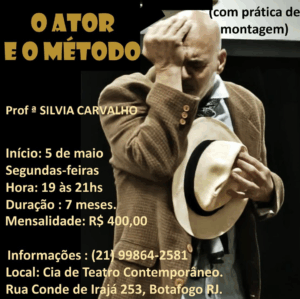 Curso: O Ator e o Método – com prática de montagem