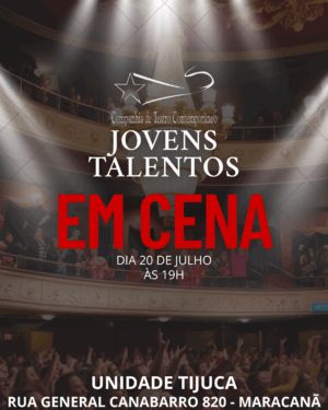 JOVENS TALENTOS EM CENA 20/07 ÀS 19h