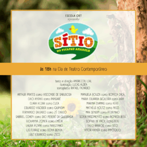 SÍTIO DO PICAPAU AMARELO SÁBADO 06/12 às 18h