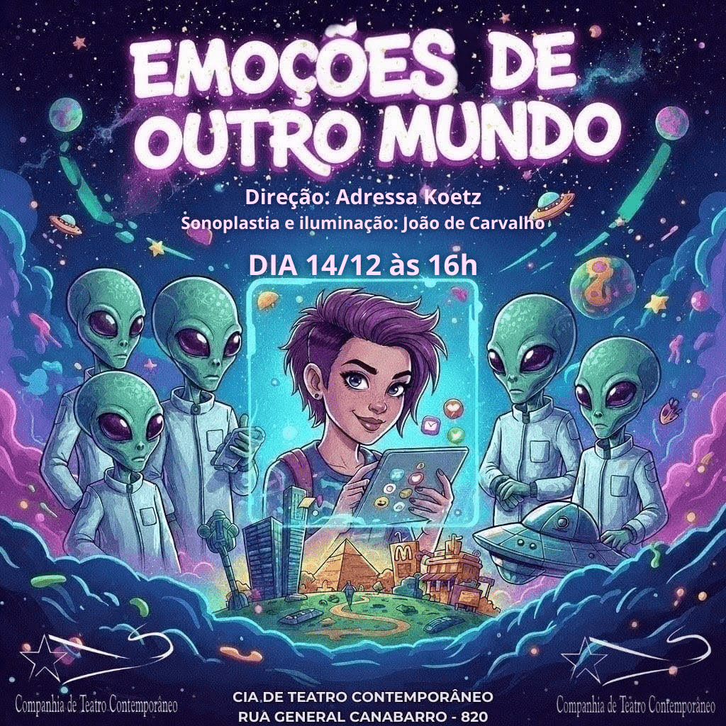 EMOÇÕES DE OUTRO MUNDO 14/12 às 16h 1 EMOÇÕES DE OUTRO MUNDO 14/12 às 16h