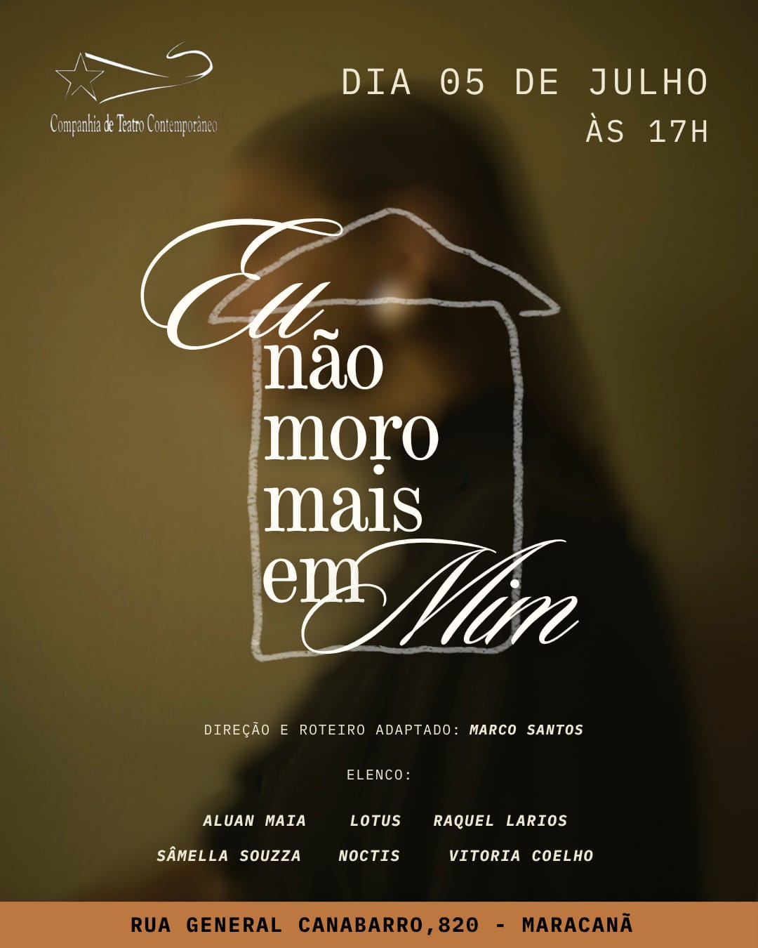 EU NÃO MORO MAIS EM MIM DIA 05/07 ás 17h