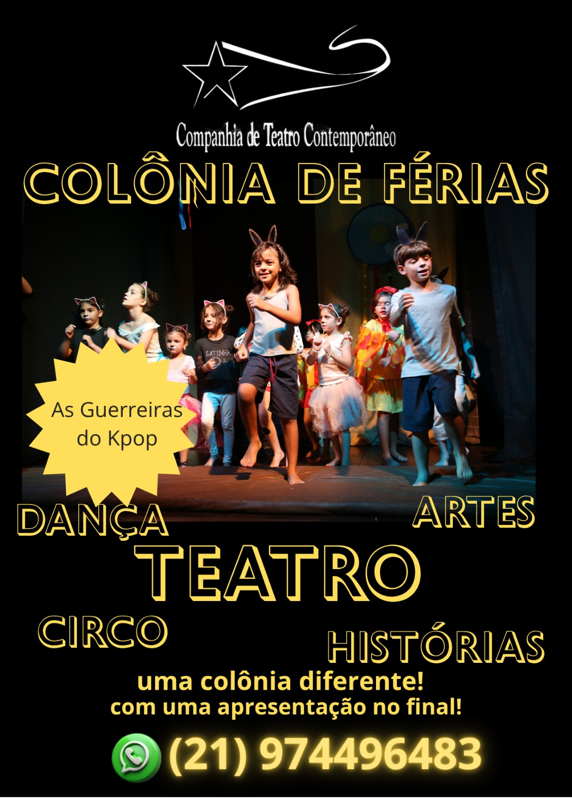 COLÔNIA DE FÉRIAS "FAZENDO ARTE NAS FÉRIAS" (1 semana)