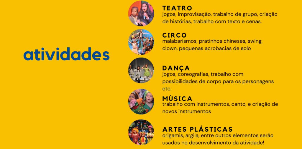 colônia de férias da cia de teatro contemporâneo