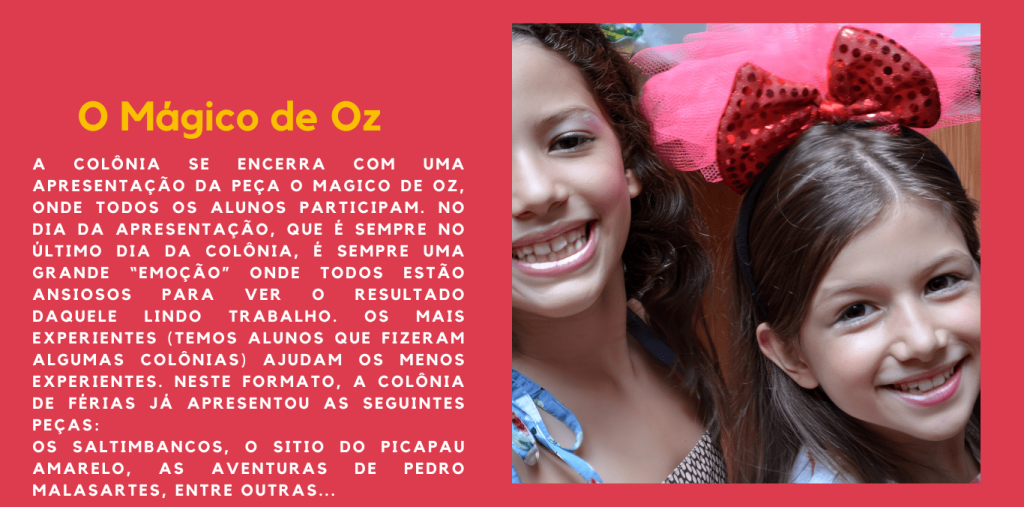 colônia de férias da cia de teatro contemporâneo