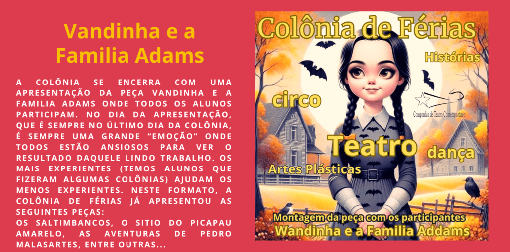 Colônia de Férias Teatral Cia. de Teatro Contemporâneo